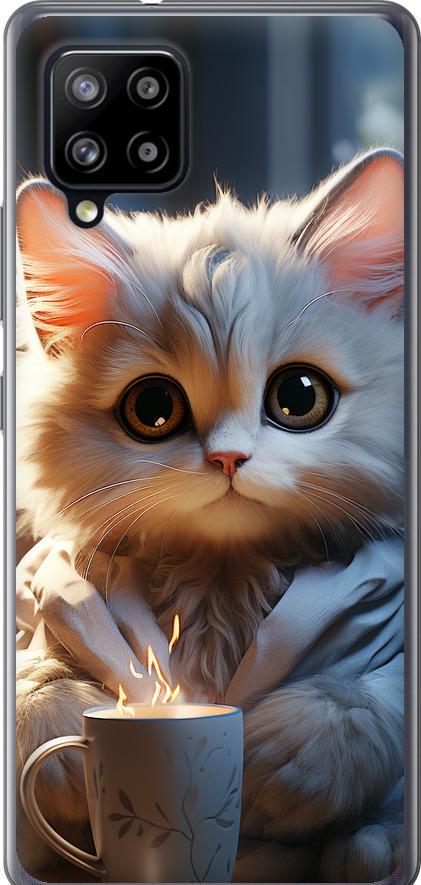Чехол на Samsung Galaxy A42 A426B White cat (5646t-2098-42517)