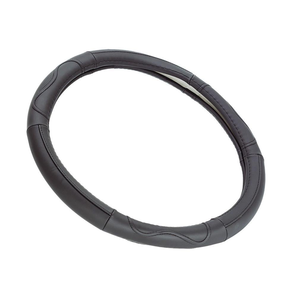 Чохол на кермо шкіряний Elegant Plus М Чорний (EL 105651) Чохол на кермо шкіряний Elegant Plus М Чорний (EL 105651)