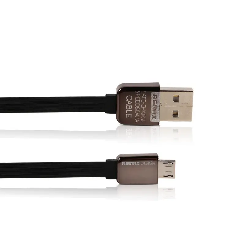 Кабель Remax RC-015m King Kong USB to МicroUSB 1 м Черный (6954851259053)