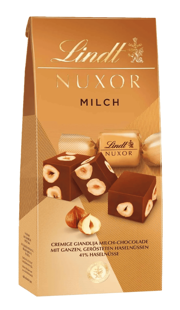 Шоколадні цукерки Lindt Nuxor Milch 103 г