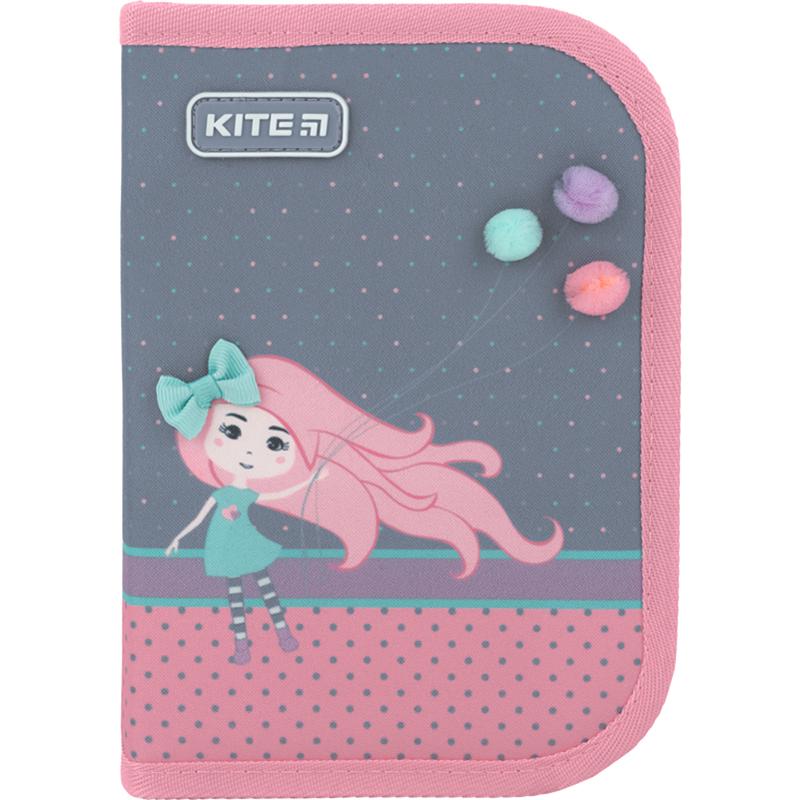 Пенал без наповнення Kite Pretty Girl 1 відділення 2 відвороти (K22-622-5)