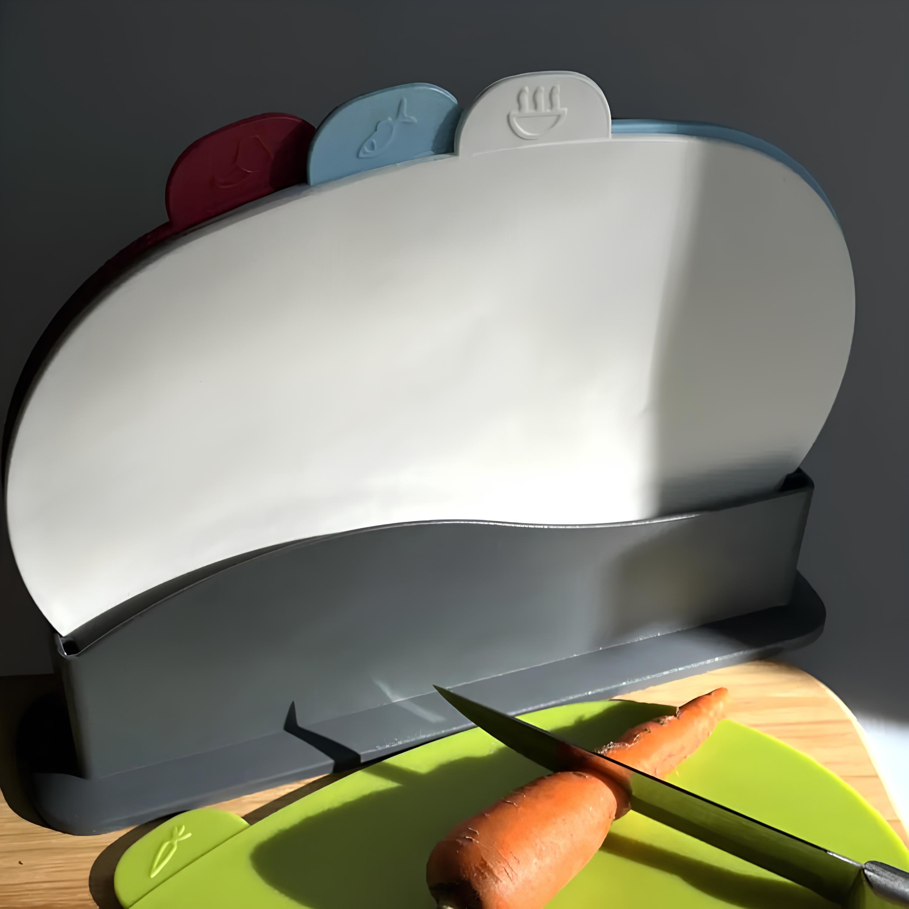 Набор разделочных досок на подставке 4 шт. (2601) - фото 2 Набор разделочных досок на подставке 4 шт. (2601) - фото 2