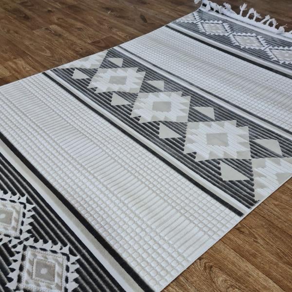 Ковер акриловый Garden 0,6х1 м Кремовый/Серый (048193) - фото 2 Ковер акриловый Garden 0,6х1 м Кремовый/Серый (048193) - фото 2