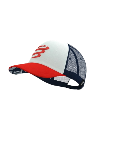 Кепка с сеткой Compressport Trucker Cap Sugar/Blues (XHWU4190059TU)
