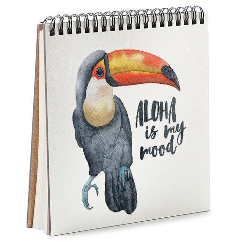 Скетчбук Попугай Тукан 16,7x18 см (BDK_TRO007)