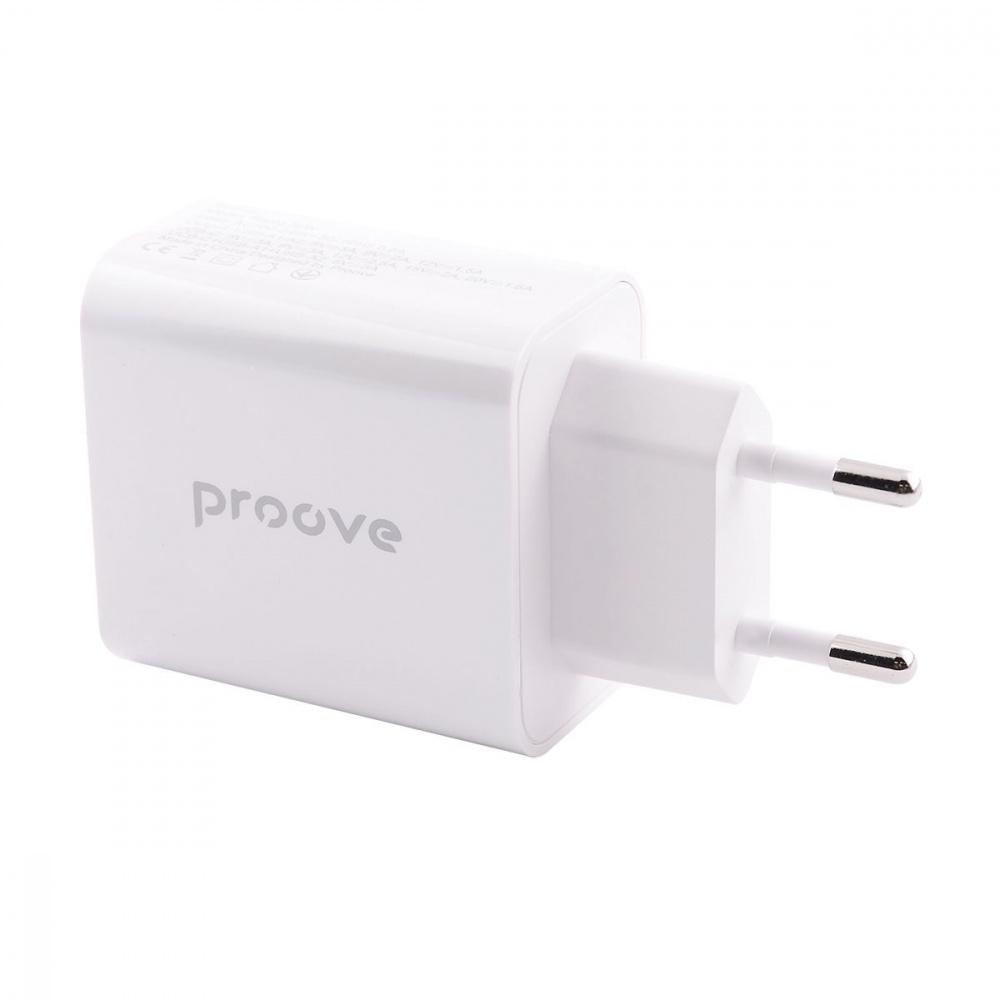 Зарядное устройство сетевое Proove Rapid 30W 2 USB/Type-C Белый (48395 white) - фото 3