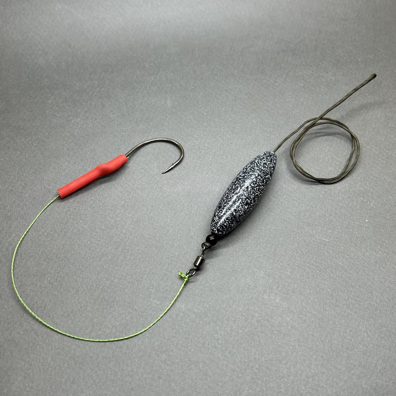 Монтаж для ловли сома готовый iFish с одним крючком 80 г (14363105)