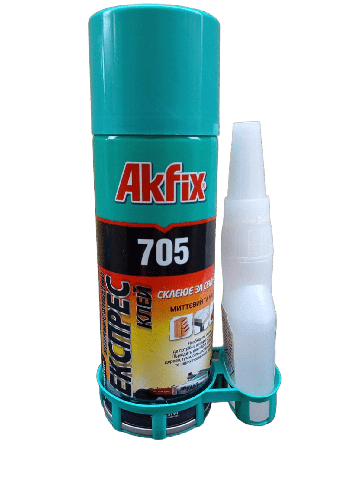 Клей швидкого склеювання Akfix 705 200 мл + 50 г