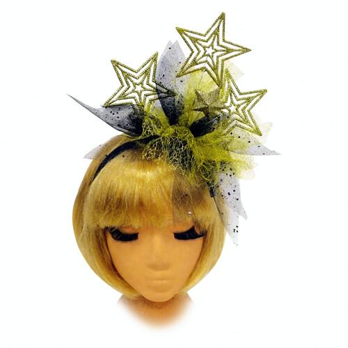 Обруч Новогодние звезды SETA Decor 16-902GL