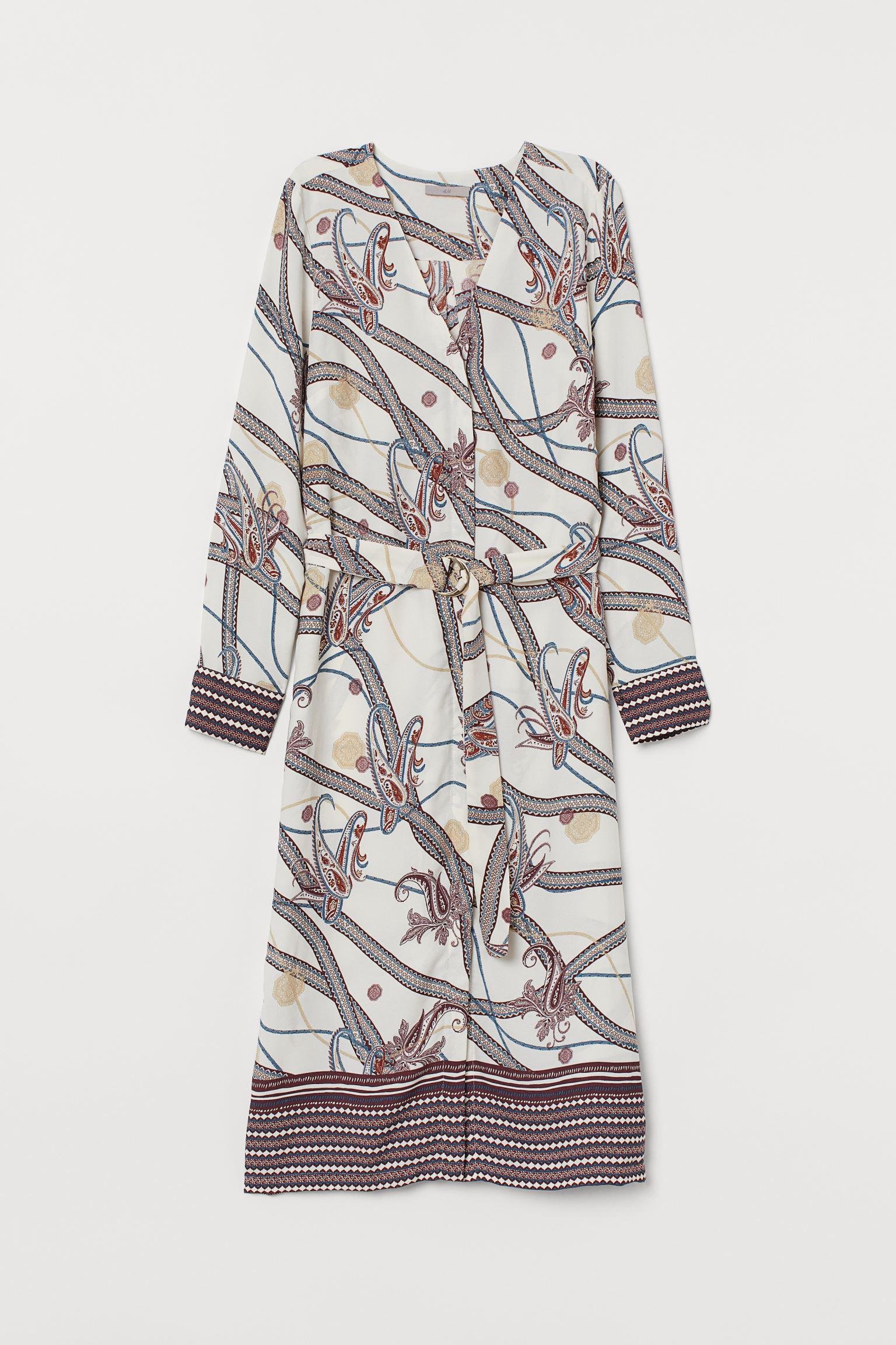 Платье H&M Узор р. 36 Молочный (26057774350)