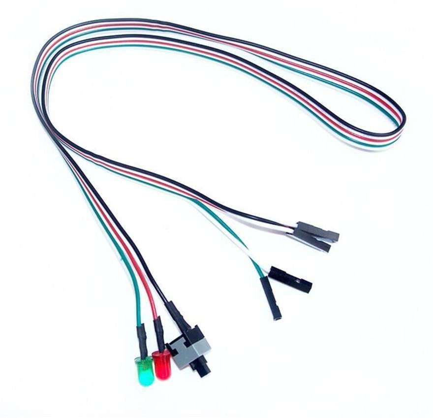 Кнопка увімкнення живлення перезавантаження ПК Power SW/індикатори 65 см (287637)