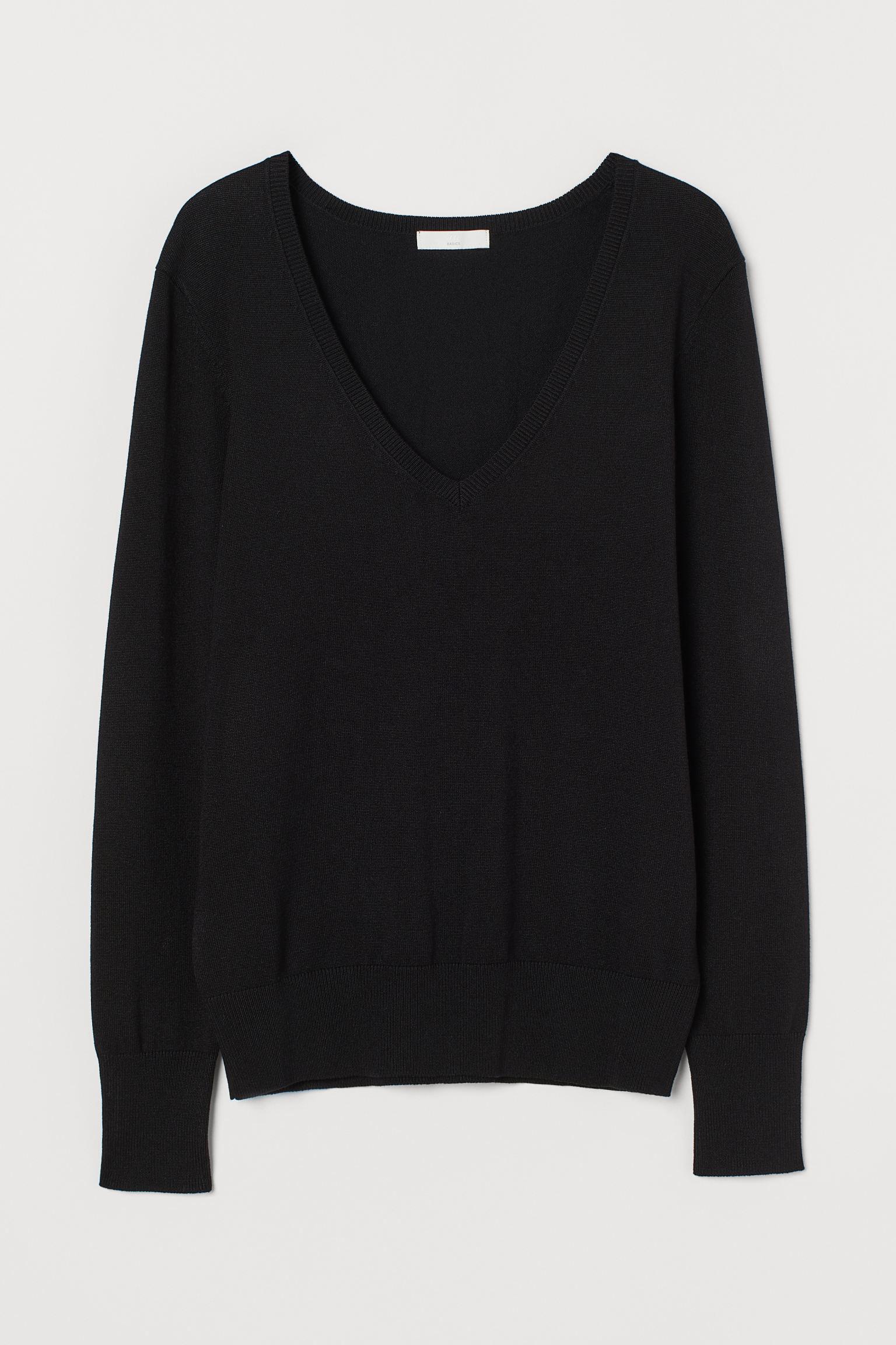 Джемпер H&M L Черный (10029039942)