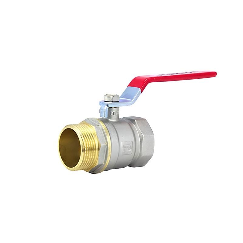 Кран шаровой FADO New 1/2" НВ прямой латунь (KNR1) Кран шаровой FADO New 1/2" НВ прямой латунь (KNR1)