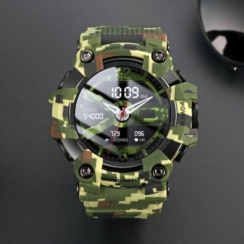 Смарт-часы Skmei S231 силиконовый ремешок Army Camouflage (16696) - фото 4