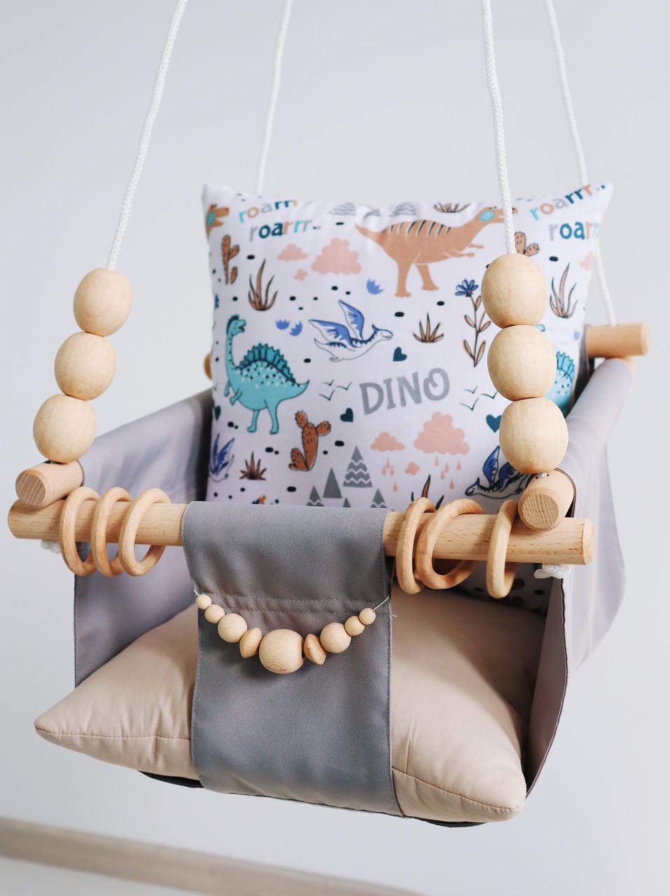 Вігвам дитячий для хлопчика Динозаврики з килимком і подушками з кошиком для білизни - фото 4 Вігвам дитячий для хлопчика Динозаврики з килимком і подушками з кошиком для білизни - фото 4