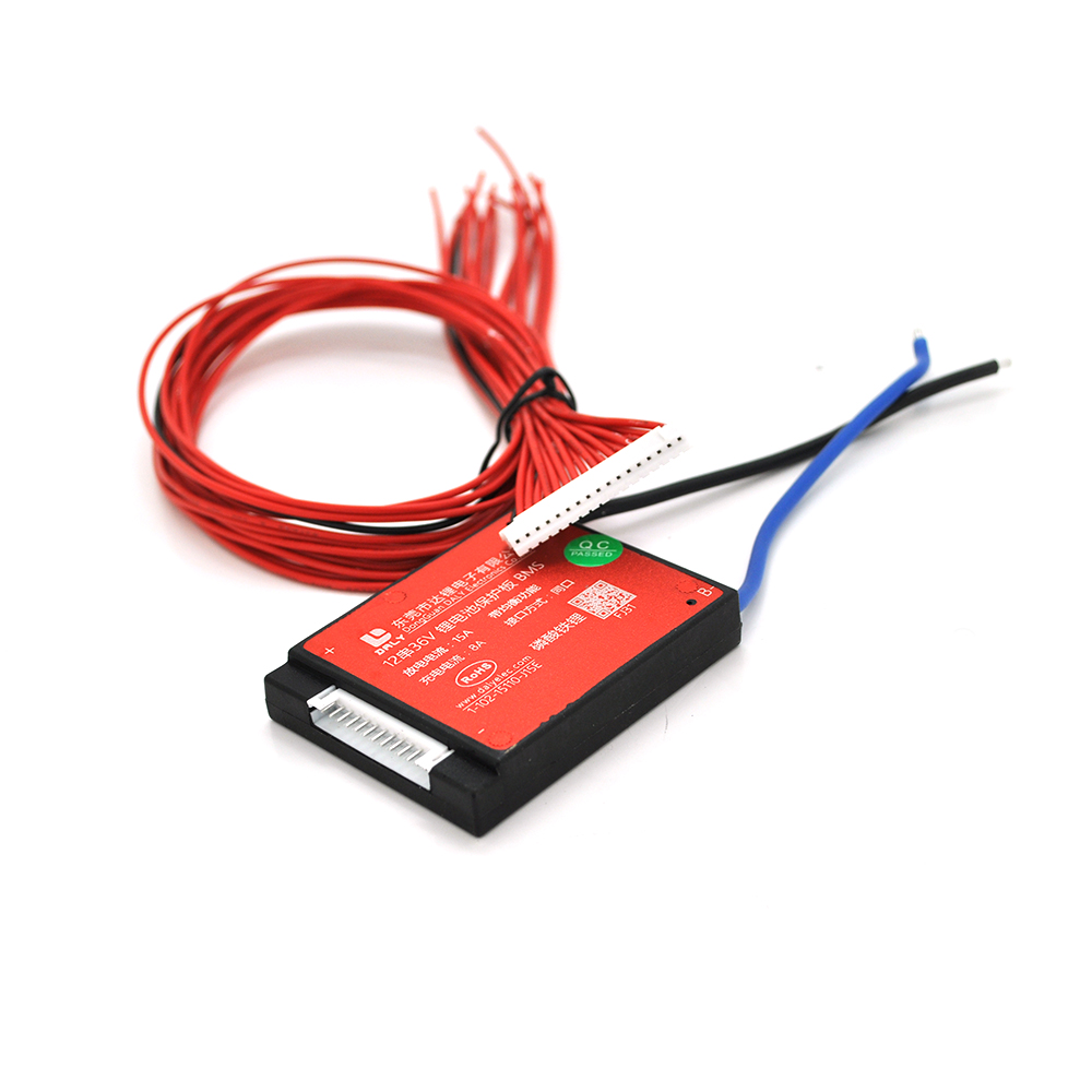 Плата BMS DaLy LiFePO4 36V 12S 15A зарядний пристрій (10822)