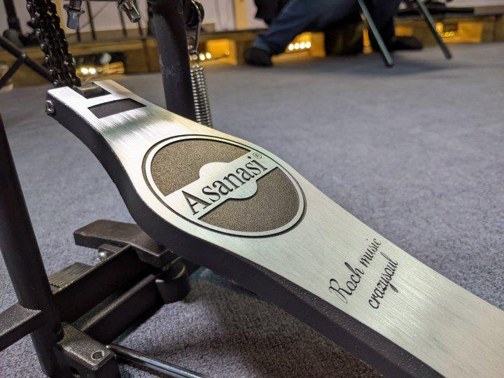 Педаль для бас-барабана Asanasi с двойной цепью - фото 7