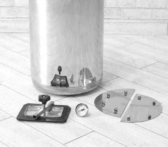 Автоклав газовый UTEHO ГУД-40 нержавейка 55 л 40 банок/0,5 л (843021949) - фото 3 Автоклав газовый UTEHO ГУД-40 нержавейка 55 л 40 банок/0,5 л (843021949) - фото 3