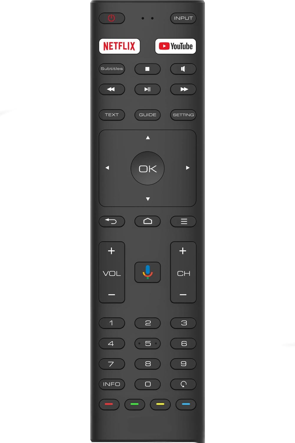 Пульт для телевизора KIVI RC20 50U710KB без микрофона (2205)