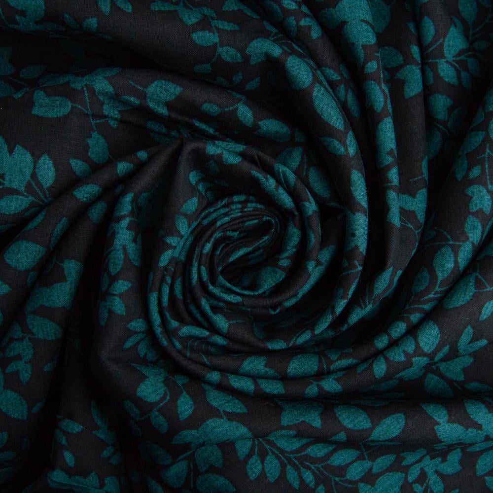 Ткань платяная штапель вискоза Листочка 140 г/м2 145 см (26558)