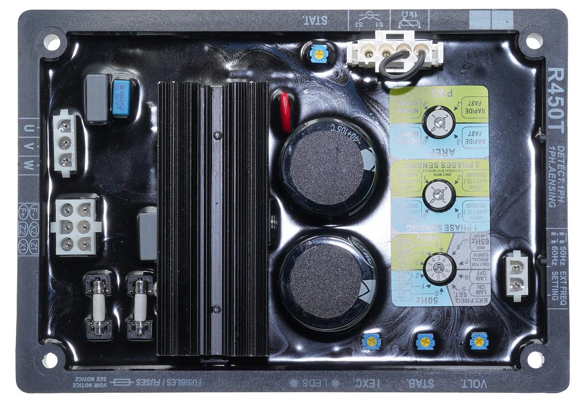 Регулятор напряжения генератора AVR Leroy Somer R450T