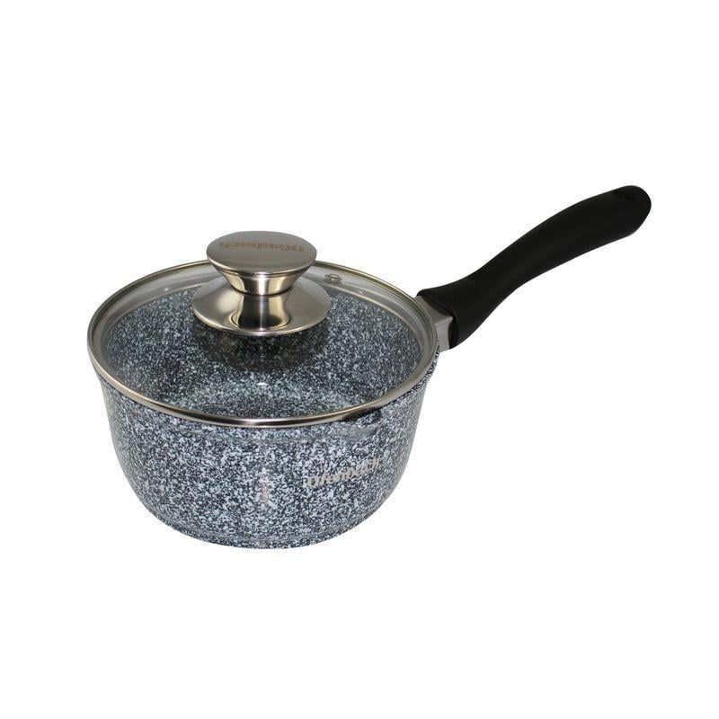 Ківш із кришкою Ofenbach Vizo з литого алюмінію з мармуровим антипригарним покриттям 1,35 л (100515)