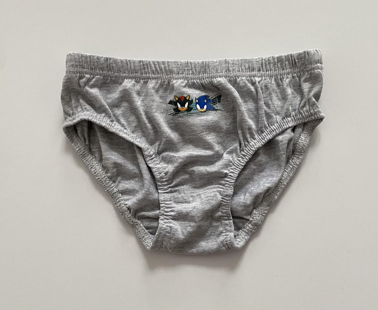 Труси-плавки на хлопчика з соніками Primark 134 см на 8-9 років Сірий (2620370343)