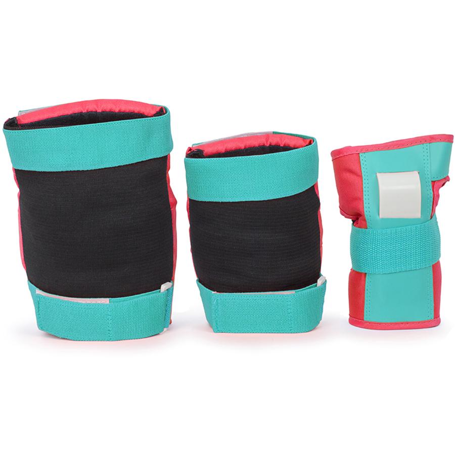 Защита набор Rio Roller Triple Pad Set L Red/Mint - фото 3 Защита набор Rio Roller Triple Pad Set L Red/Mint - фото 3