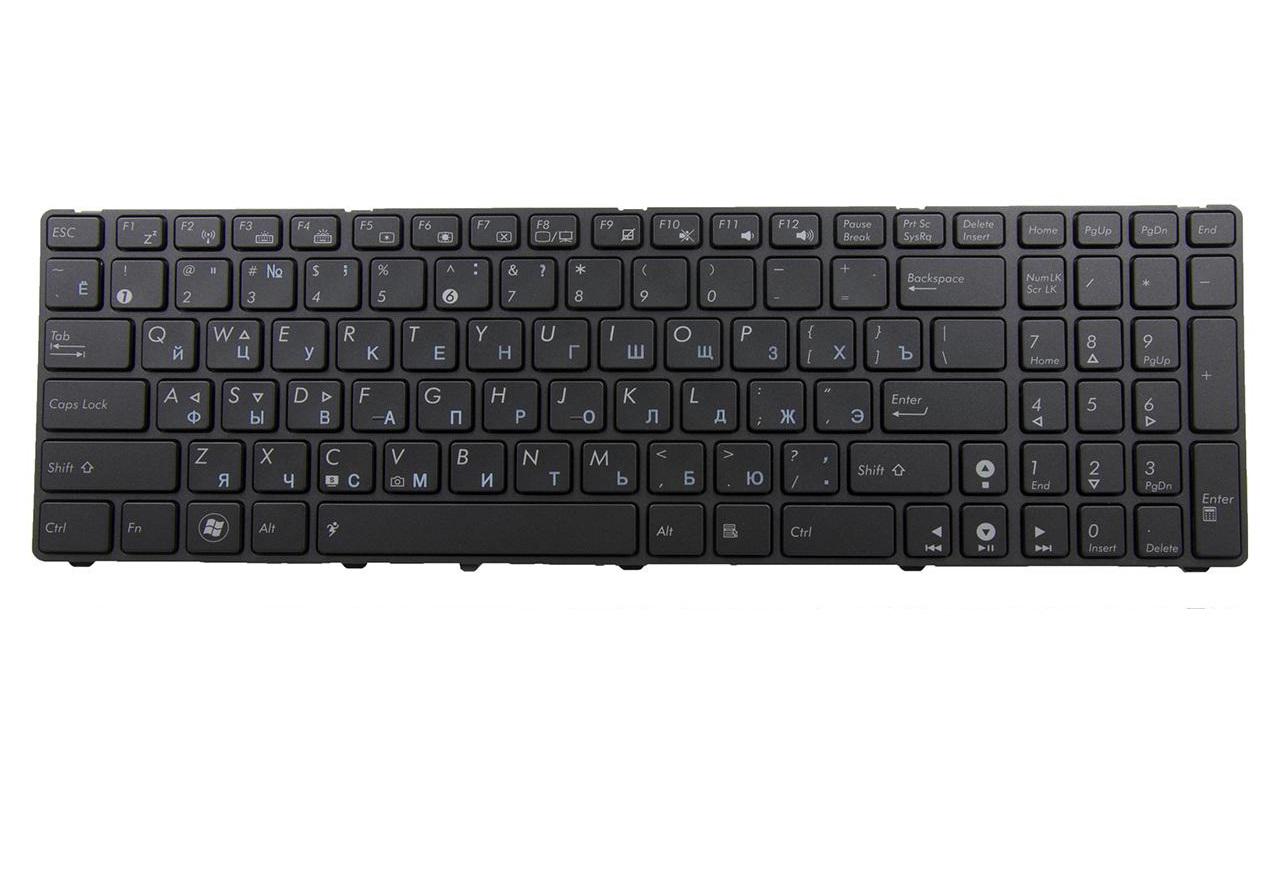 Клавіатура для ноутбука Asus X75A1 X75A1 з підсвічуванням клавіш матова (04GNV32KRU00)