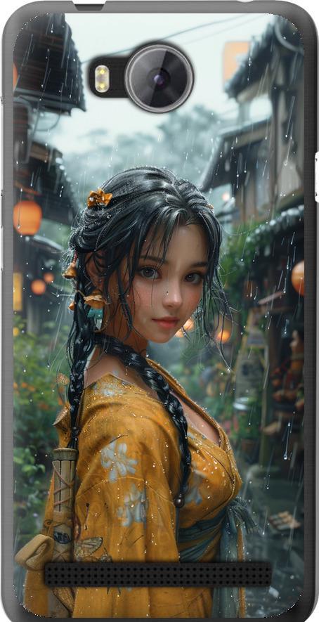 Чехол на Huawei Y3II / Y3 2 Anime-girl (6133t-495-42517)