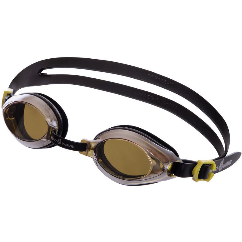 Очки для плавания юниорские Mad Wave AQUA MIRROR JUNIOR M041504 с зеркальными линзами Черный (AM0009069)