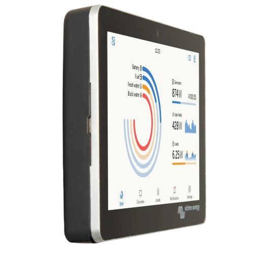 Центр коммуникационный Victron Energy GX Touch 50/Ethernet/Wi-Fi/BluetoothUSB-A×2/SDHC до 32ГБ Black (RJ45) - фото 2 Центр коммуникационный Victron Energy GX Touch 50/Ethernet/Wi-Fi/BluetoothUSB-A×2/SDHC до 32ГБ Black (RJ45) - фото 2