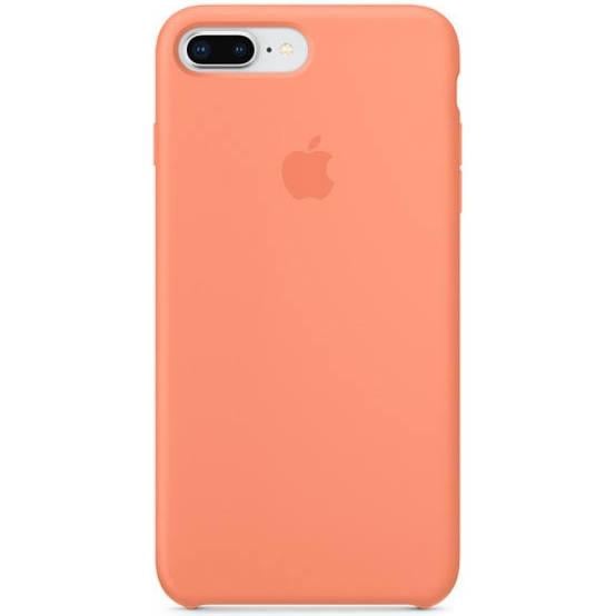 Силиконовый чехол Apple Silicone Case для iPhone 7 PLUS / 8 PLUS оранжевый