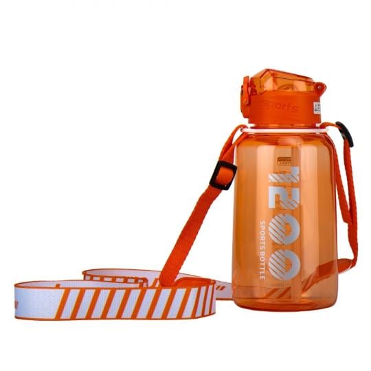 Бутылка для спорта Elisey Sports 1200 мл Оранжевый (9110-008) Бутылка для спорта Elisey Sports 1200 мл Оранжевый (9110-008)