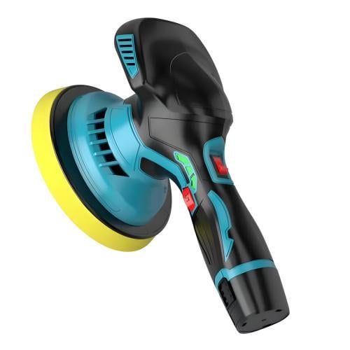 Полировочная машинка Waxing Polisher YK49 аккумуляторная 1250W с насадками (9236)