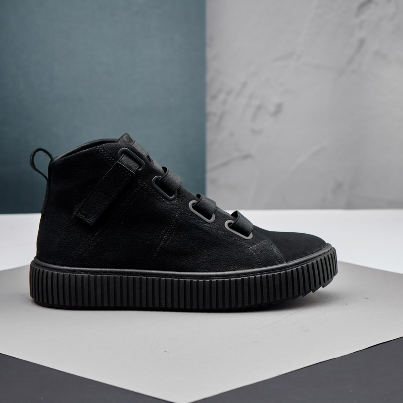 Ботинки мужские зимние из нубука Gross р. 44 29 см Черный (30164213) - фото 6 Ботинки мужские зимние из нубука Gross р. 44 29 см Черный (30164213) - фото 6