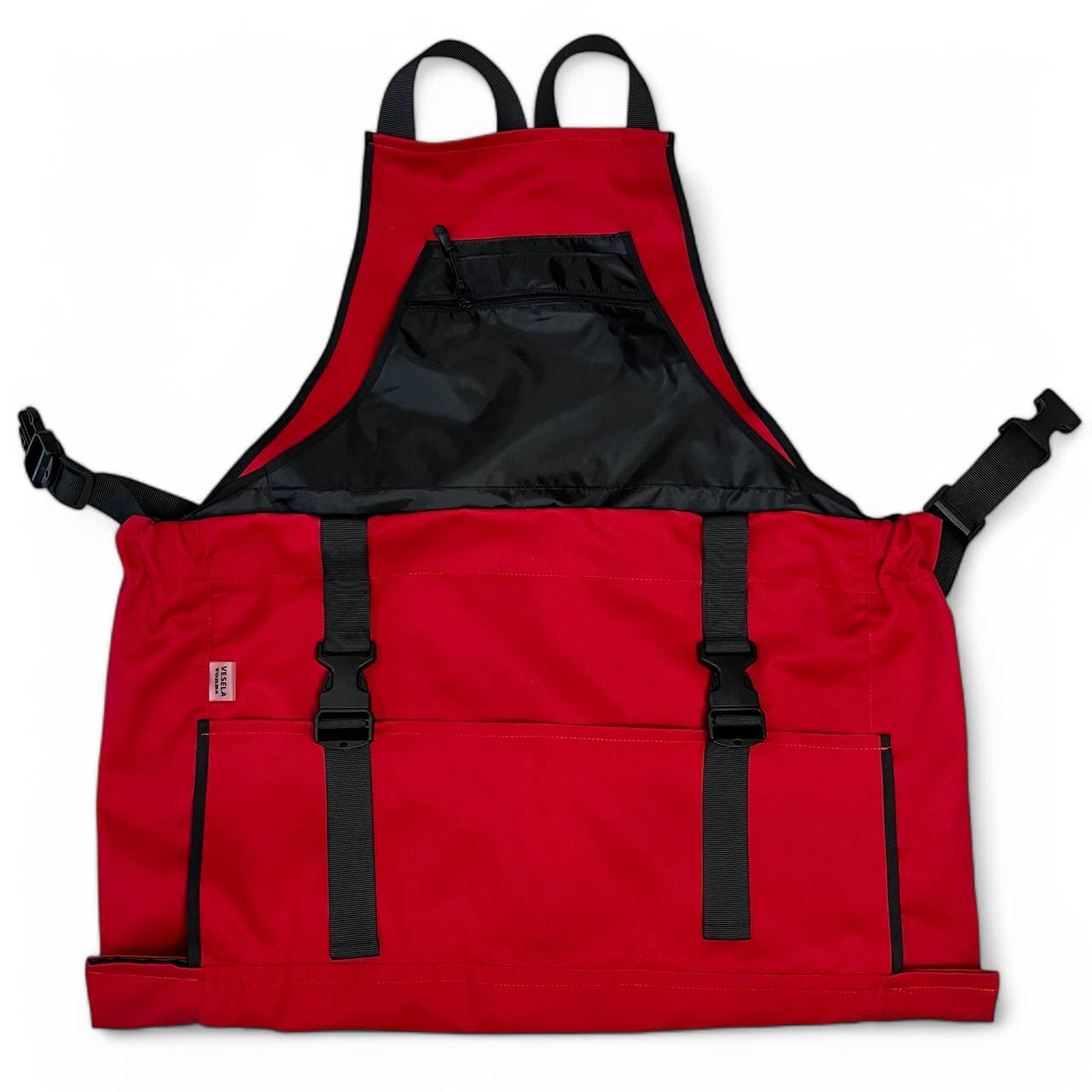 Фартух садовий Vesela Torba Червоний (24678022) - фото 1 Фартух садовий Vesela Torba Червоний (24678022) - фото 1