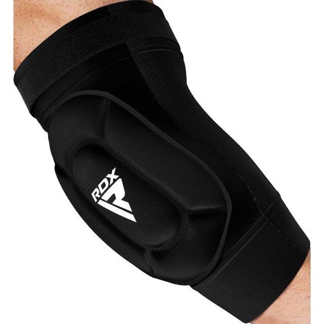 Налокітники спортивні RDX Hosiery Elbow Foam L Black/White (A-013151) - фото 3