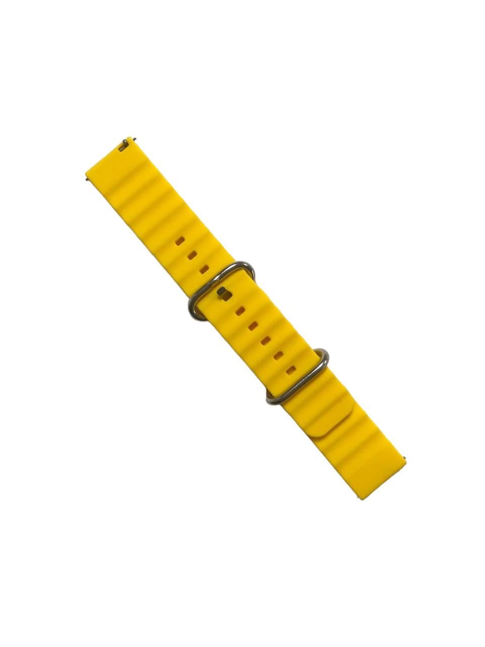 Ремешок для часов силиконовый Ocean Design Amazfit 20 мм Yellow (000550582)