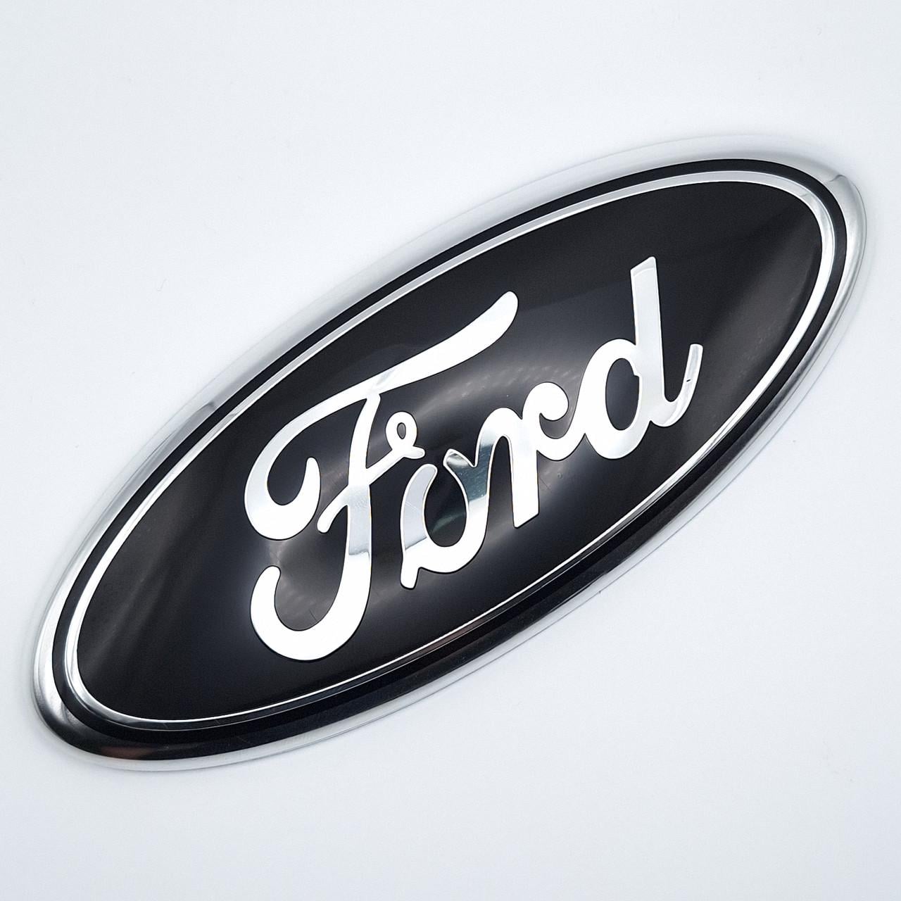 Эмблема Ford 178х73 мм в сборе Хром/Черный (2073240764)