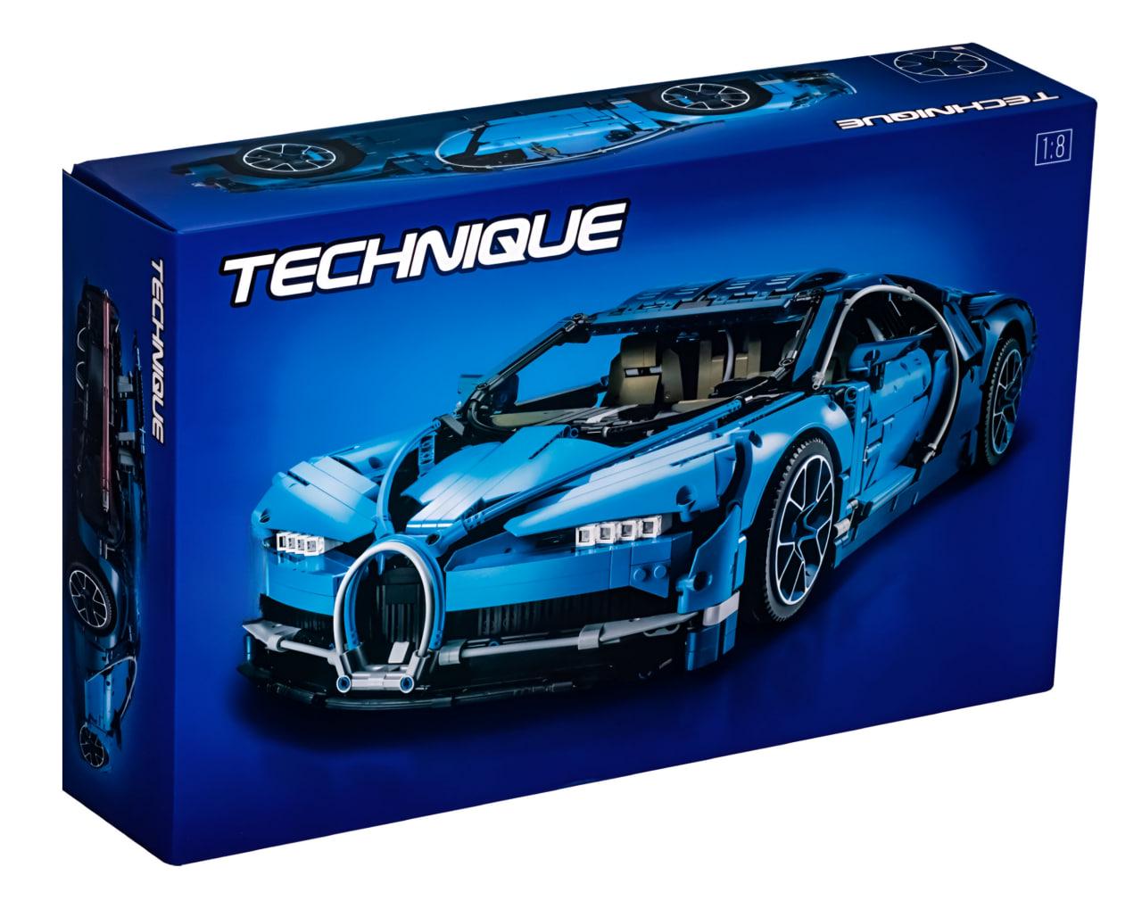 Конструктор Technique Bugatti Chiron 4031 деталь (86001) - фото 3 Конструктор Technique Bugatti Chiron 4031 деталь (86001) - фото 3