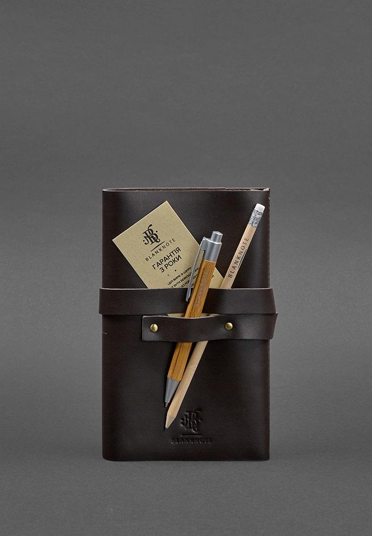 Кожаный блокнот Софт-бук 1.0 Краст Темно-коричневый (A-027388) - фото 2 Кожаный блокнот Софт-бук 1.0 Краст Темно-коричневый (A-027388) - фото 2