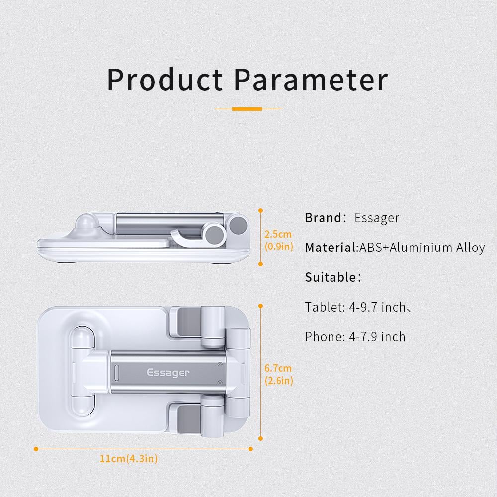 Держатель-стойка Essager для телефона Белый (E1193) - фото 6