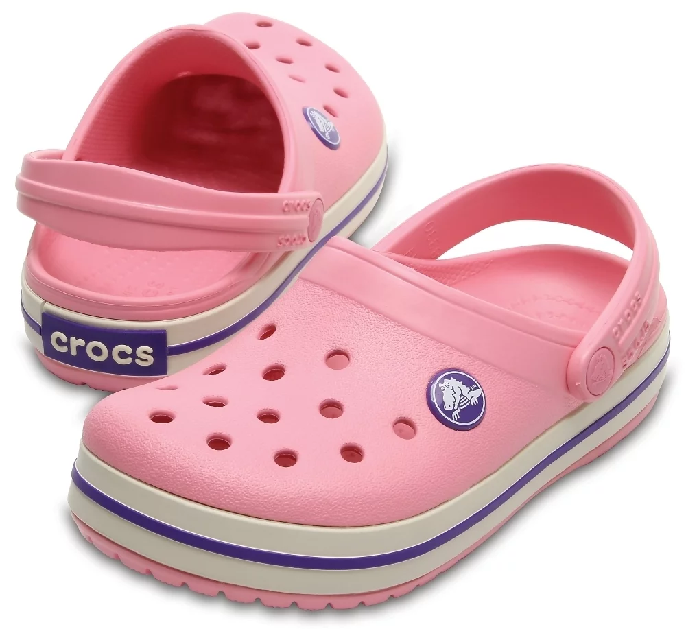 Сабо Crocs Kids Crocband Clog C12 р. 29 Рожевий - фото 1