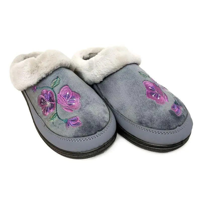 Бурки жіночі хутряні dagostyle велюр 24-24,5 см р. 38 Сірий  (2005-6-38)