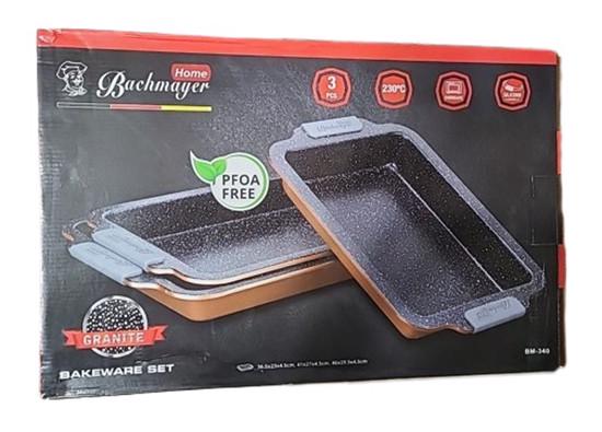 Набір форм для випічки Bachmayer Granit BM-340 3 шт. - фото 3