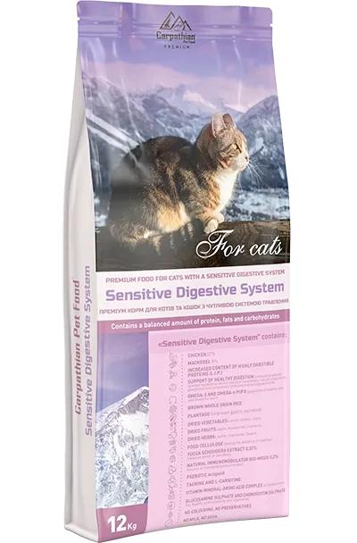 Корм для кошек сухой Carpathian Sensitive Digestive System с чувствительной пищеварительной системой 300 г (37202629) Корм для кошек сухой Carpathian Sensitive Digestive System с чувствительной пищеварительной системой 300 г (37202629)