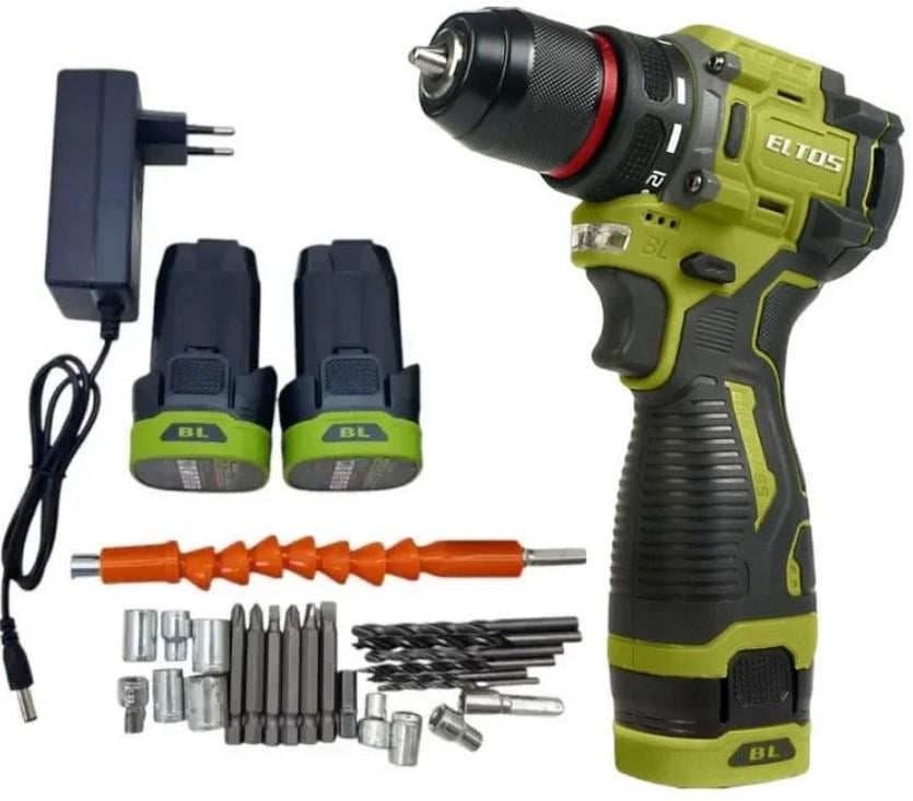 Дрель-шуруповерт аккумуляторный ELTOS ДА-16Li BL 42 Нм (29424002)