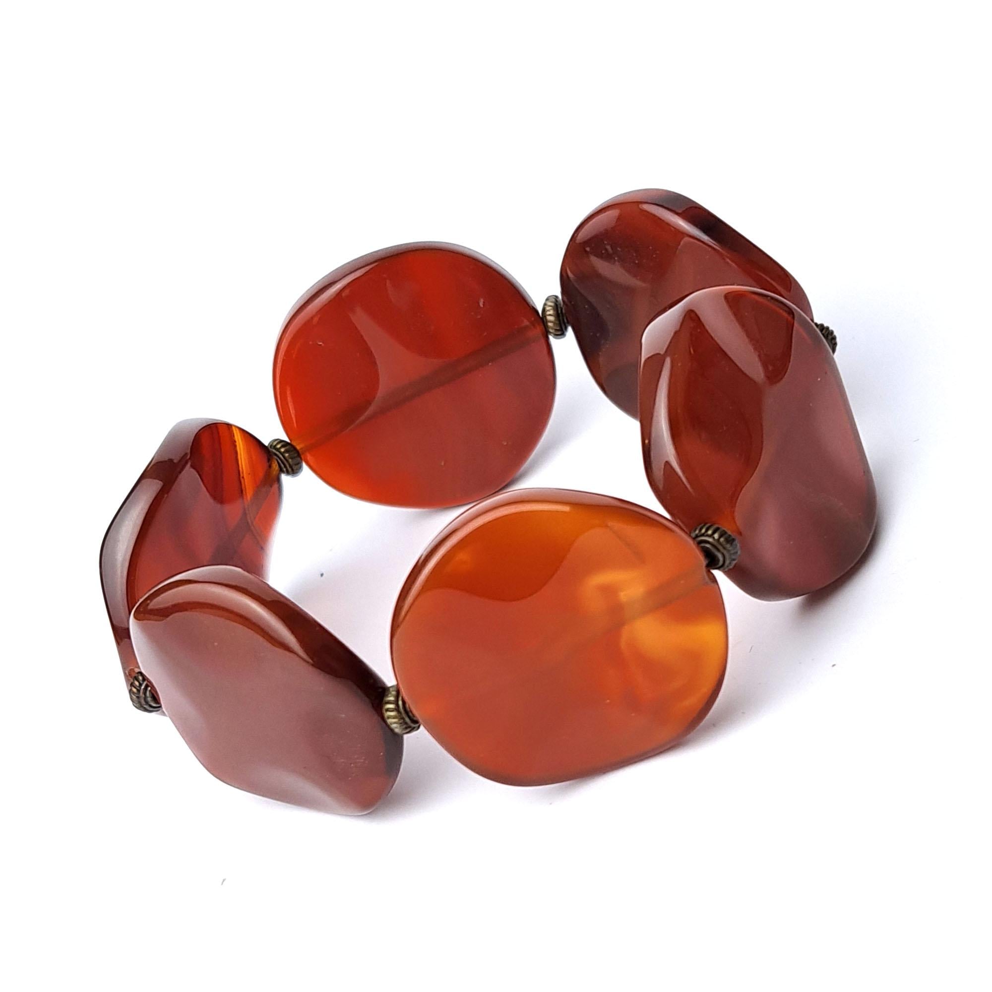 Браслет DARSANA Калерия из натурального камня сердолик (DRSU001325)