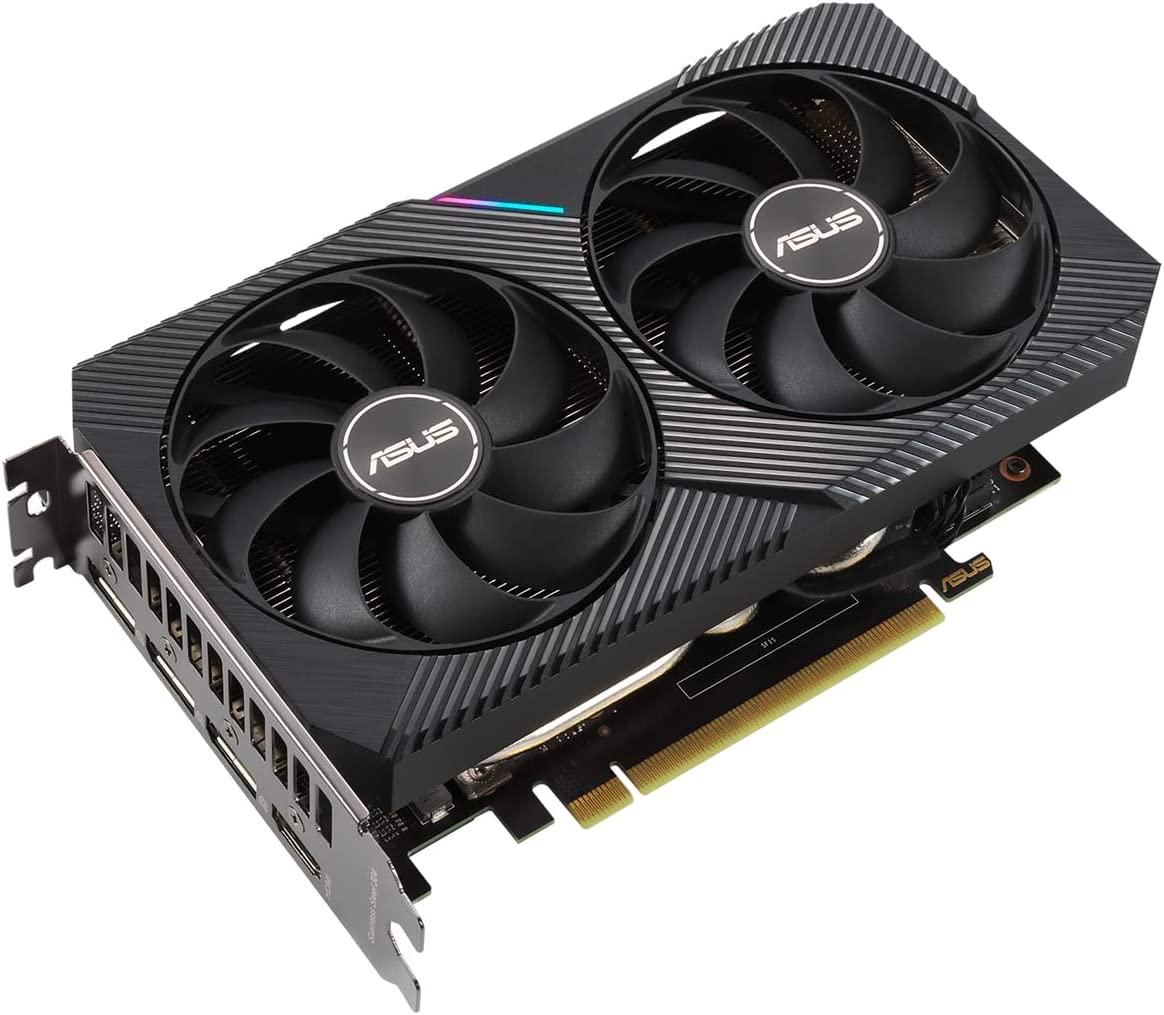 Відеокарта Asus GeForce RTX 3050 8 GB GDDR6 DUAL OC DUAL-RTX3050-O8G (90YV0HH0-M0NA00) - фото 3 Відеокарта Asus GeForce RTX 3050 8 GB GDDR6 DUAL OC DUAL-RTX3050-O8G (90YV0HH0-M0NA00) - фото 3